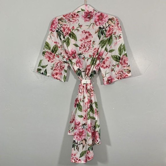 Show Me Your MuMu White Pink Floral Print Lingerie - Picture 8 of 8